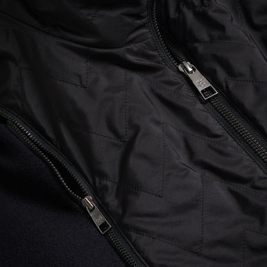 Men's Ederson-Wool Blend Funnel Neck Coat Navy