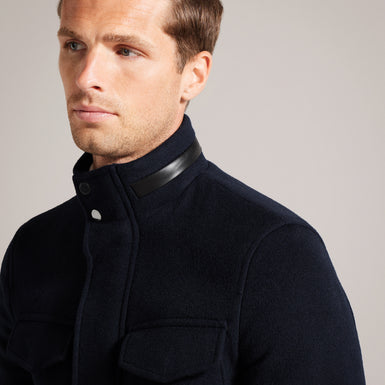 Men's Knowl-Funnel Neck Field Jacket Navy