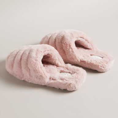 LOPSEY: Faux Fur Mule Slipper