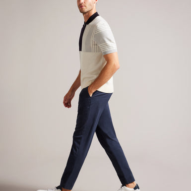Men's Luigis White-Navy