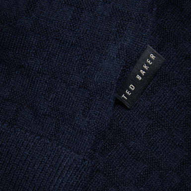 Men's Mahani-Ss Regular T Stitched Half-Zip Polo Navy