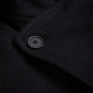 Men's Radford-Wool Blend Wrap Funnel Coat Black