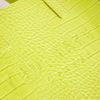 Women's Reptcon-Croc Effect Small Icon Bag Lime
