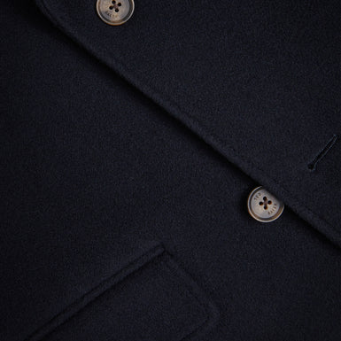 Men's Wilding-Wool Blend Overcoat Navy
