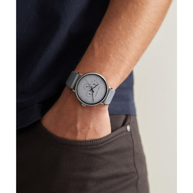 Men's Phylipa Grey Leather Watch