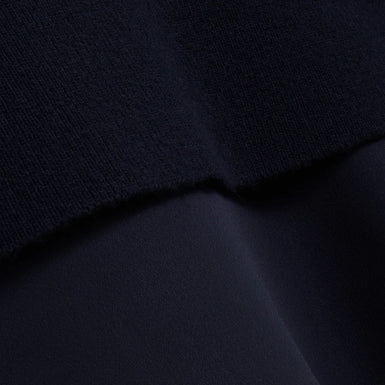 Womens CAYCEY-Woven Sleeve Knitted Jumper