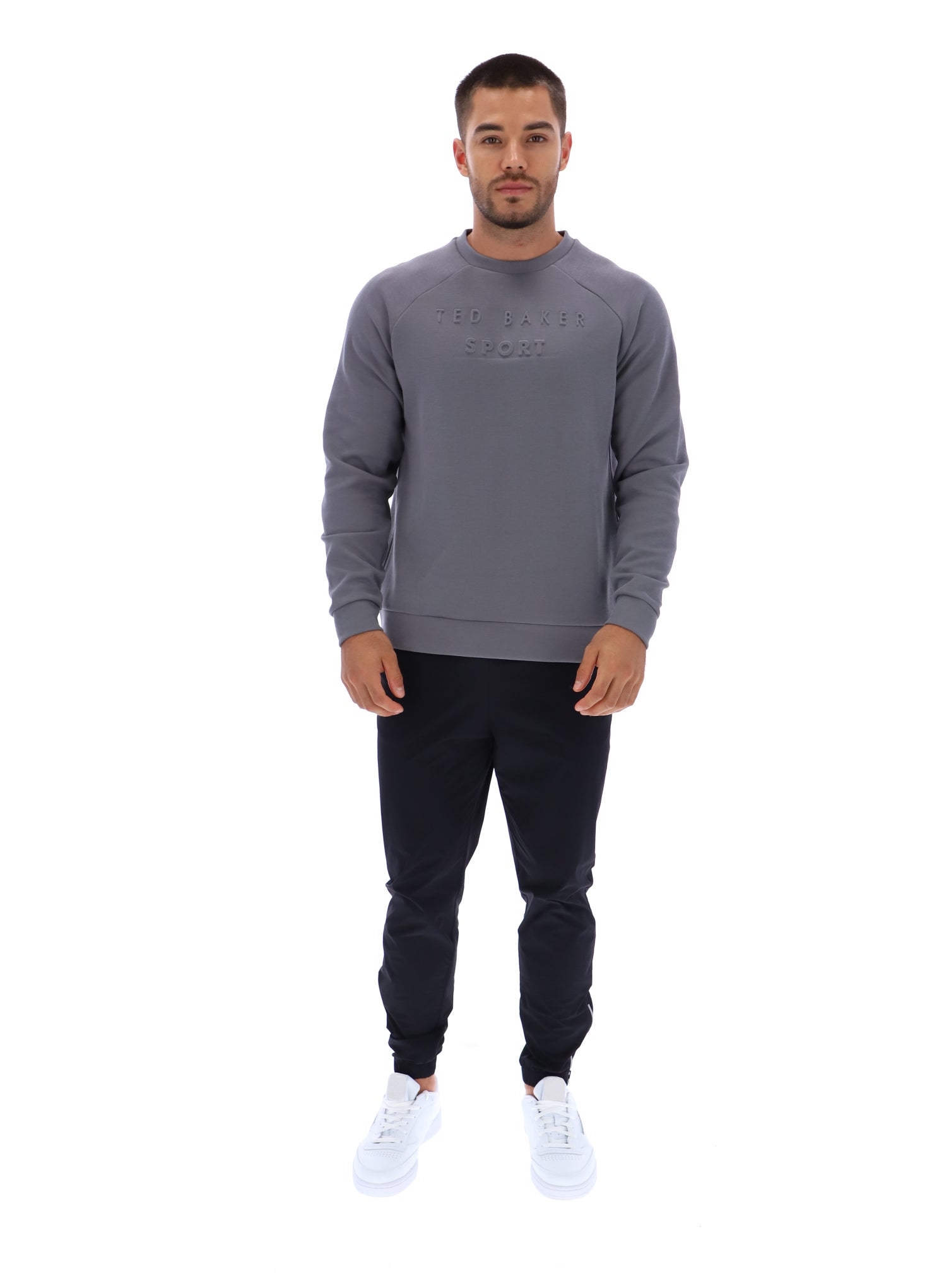 Men's CRAIG-Logo Scuba Sweat Dk-Grey
