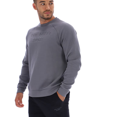 Men's CRAIG-Logo Scuba Sweat Dk-Grey