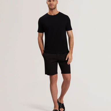 Mens CURLYS-SS Regular Textured T-shirt