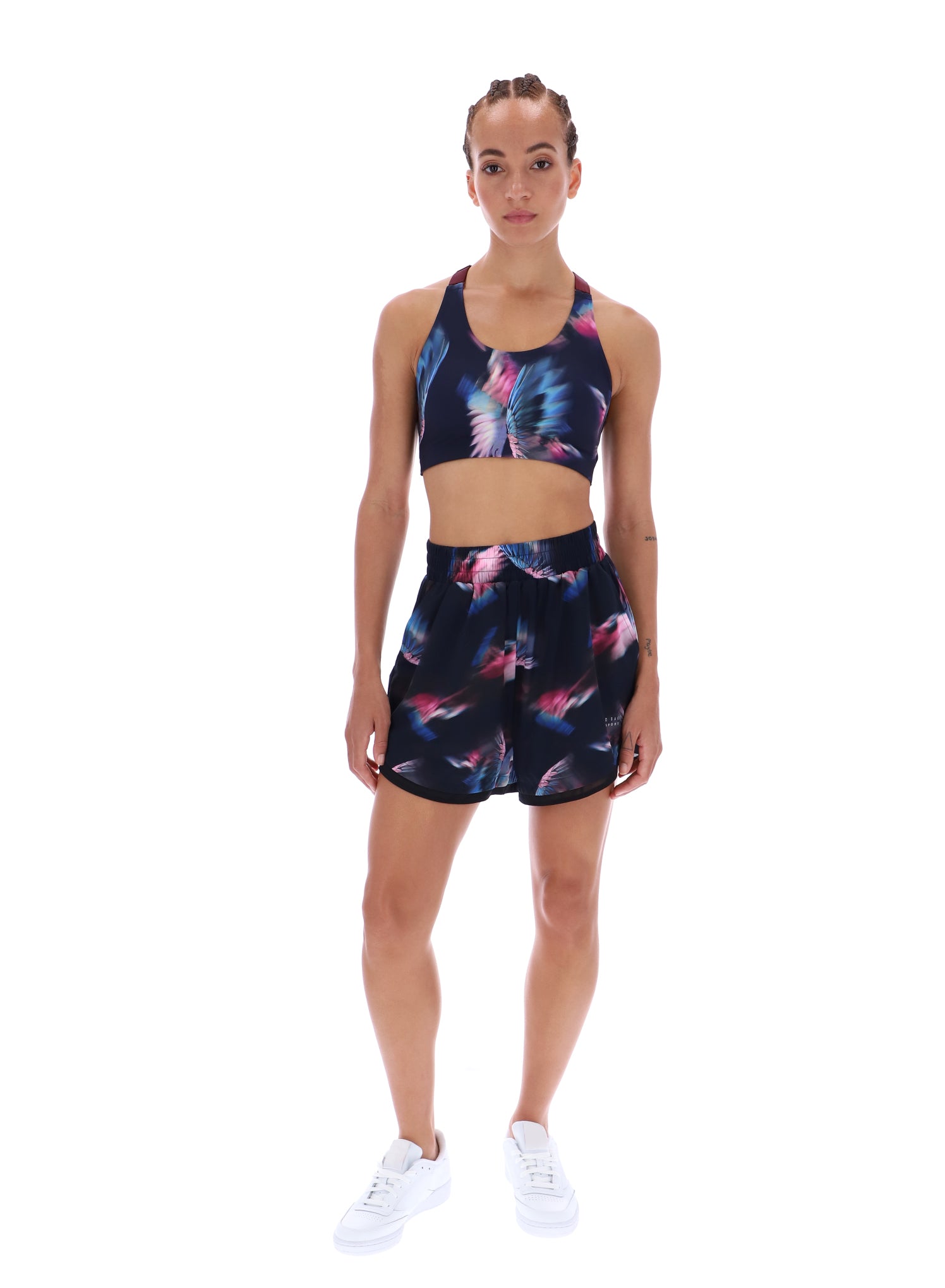 Women's DILYS-Flower Print Shorts Multicol