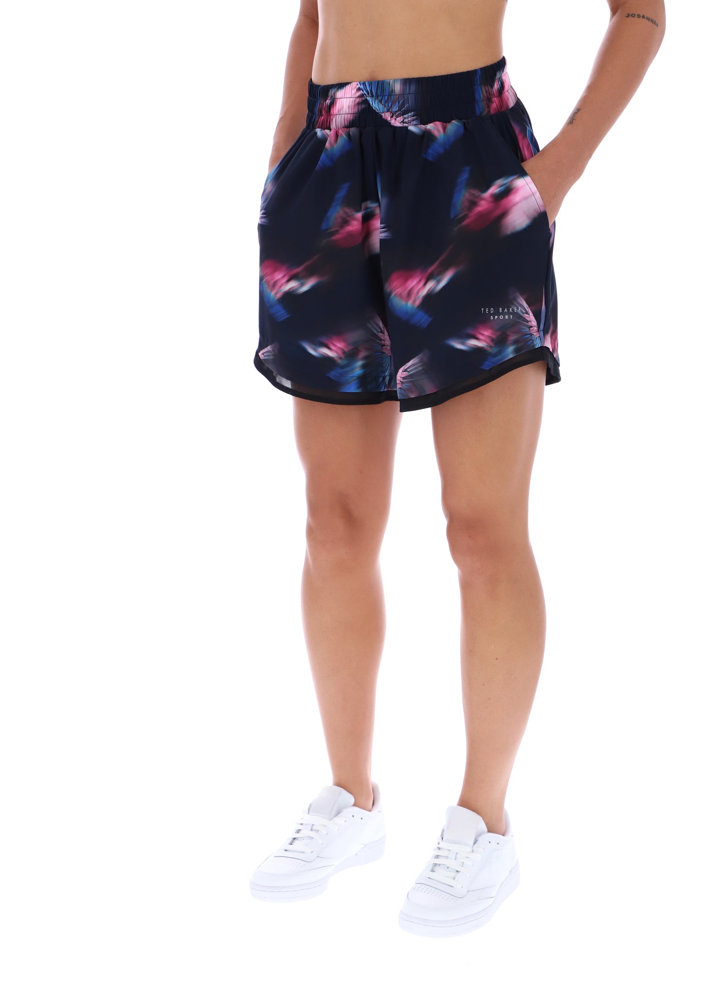 Women's DILYS-Flower Print Shorts Multicol