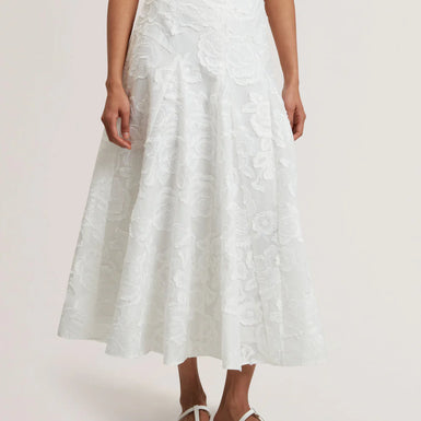 Womens ECCRINA-Textured Rose Skirt