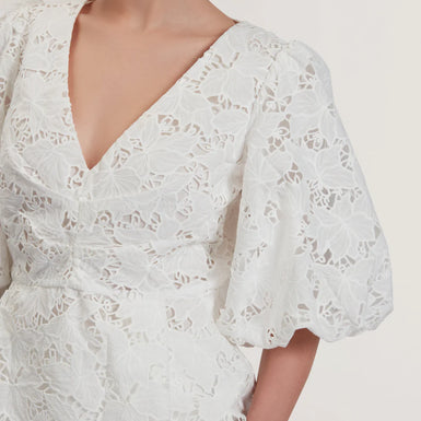 Womens ELLARI-Balloon Sleeve Top