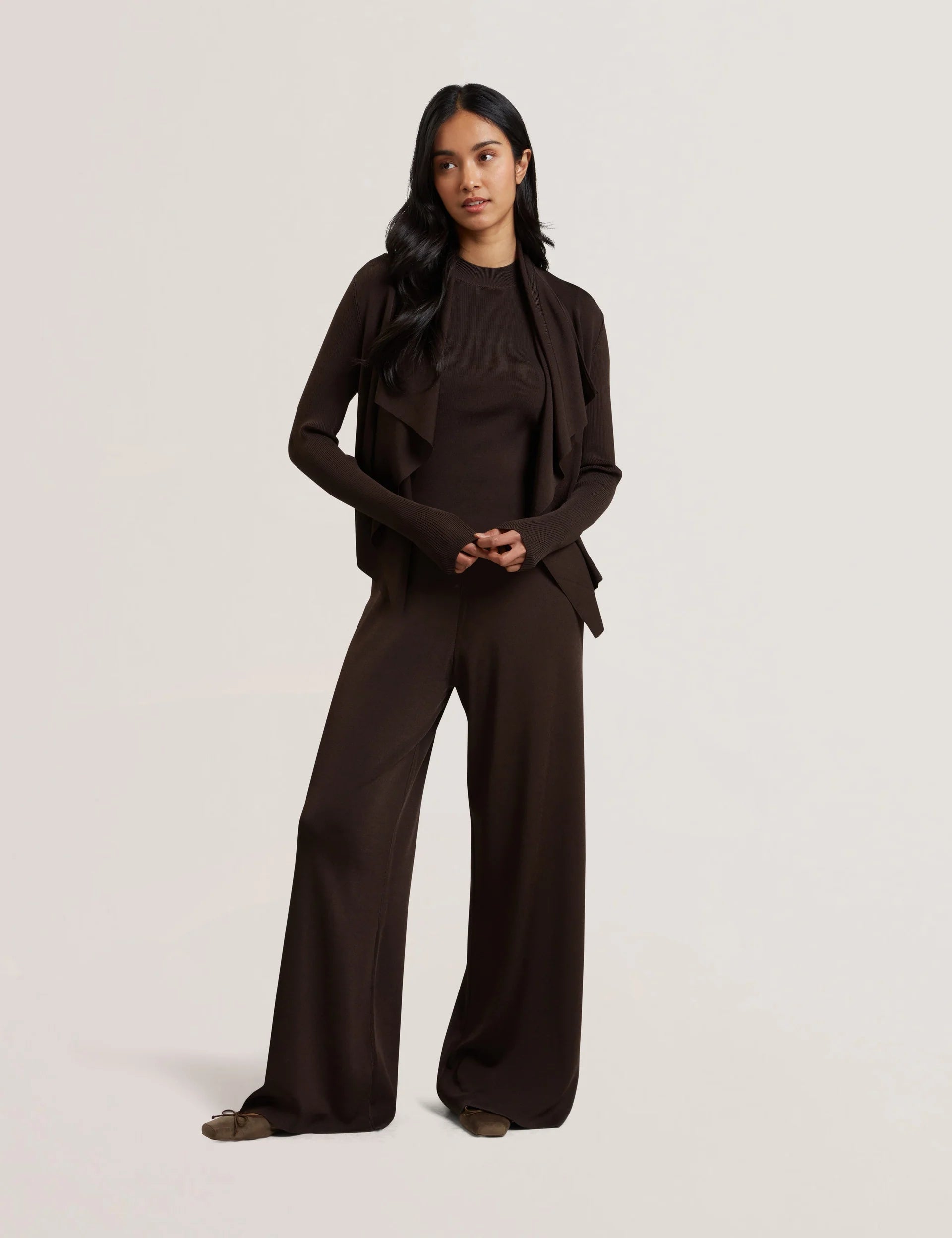 Women's ELLIYY-Waterfall Front Cardigan