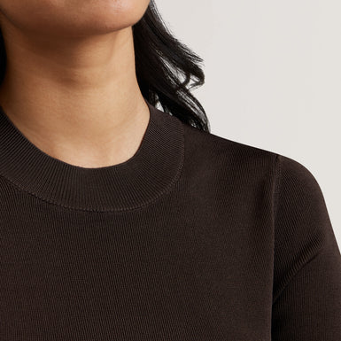 Women's FELIXIA-Knitted Half Sleeve Tee