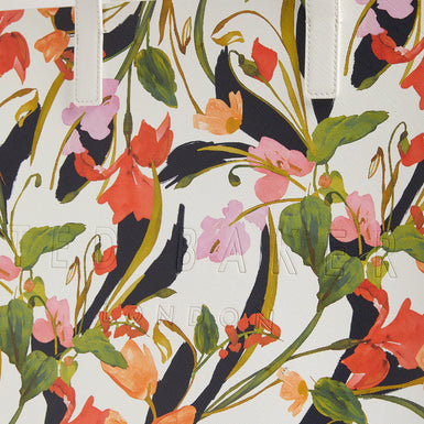 Women's FLOWELA-Floral Printed Medium Icon Bag