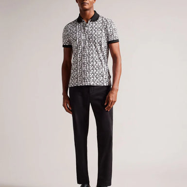 Men's Frayne-Leather Lace Up Jogger Black