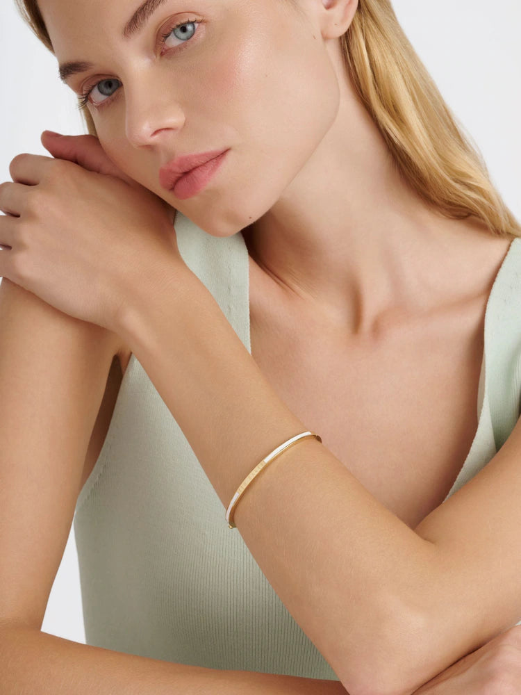 ROLEY: Classic Contour Enamel Slim Bangle Bracelet