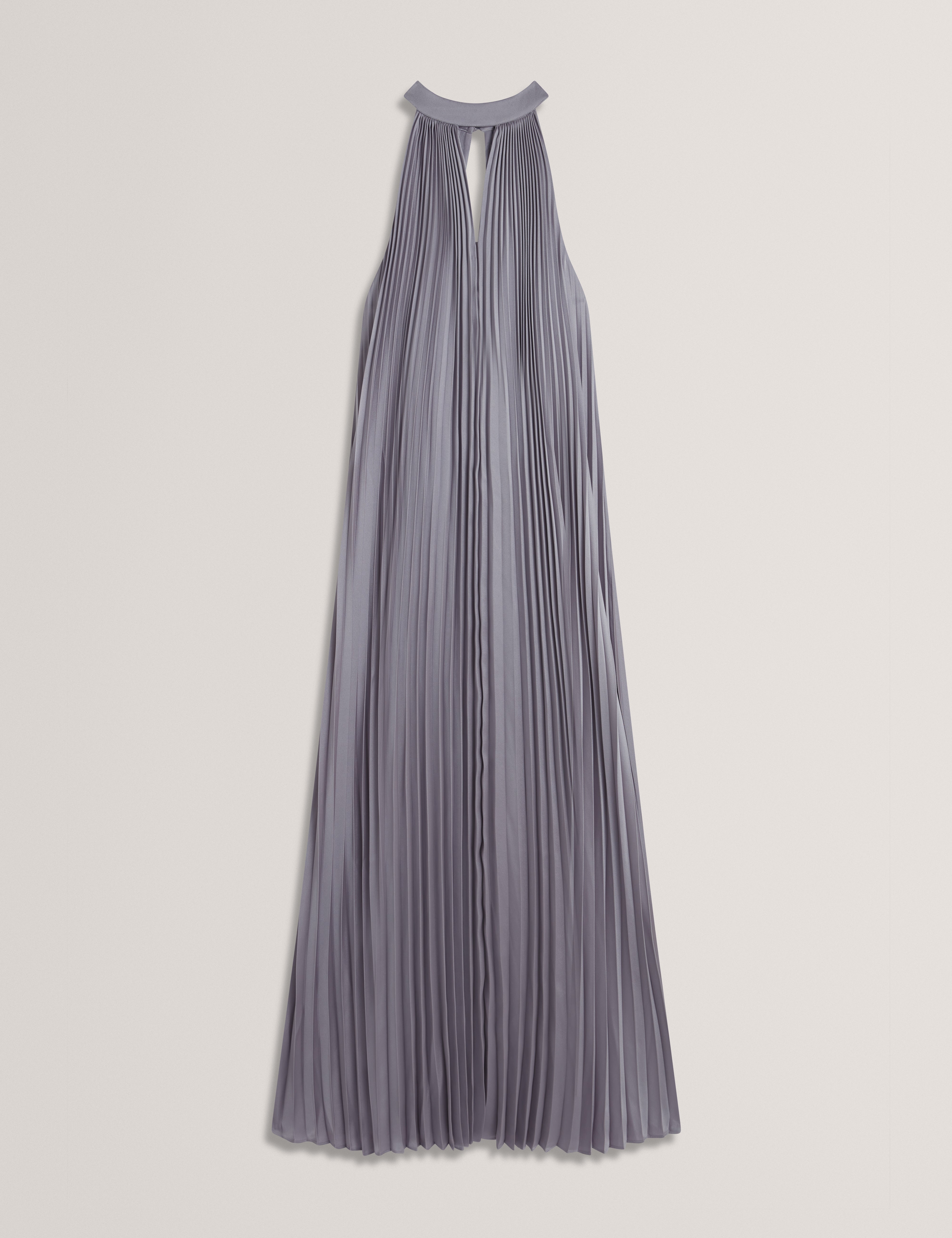 Womens GRENYA-Pleated V-neck Maxi Dress