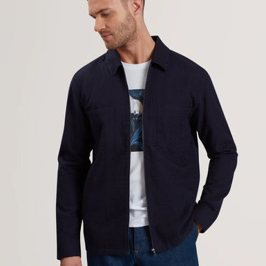 Mens KAILINS Zip Thru Overshirt