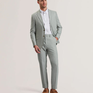 Men's KENLEYJ-Stretch Linen Blazer Lt-Green