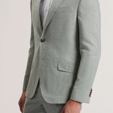 Men's KENLEYJ-Stretch Linen Blazer Lt-Green
