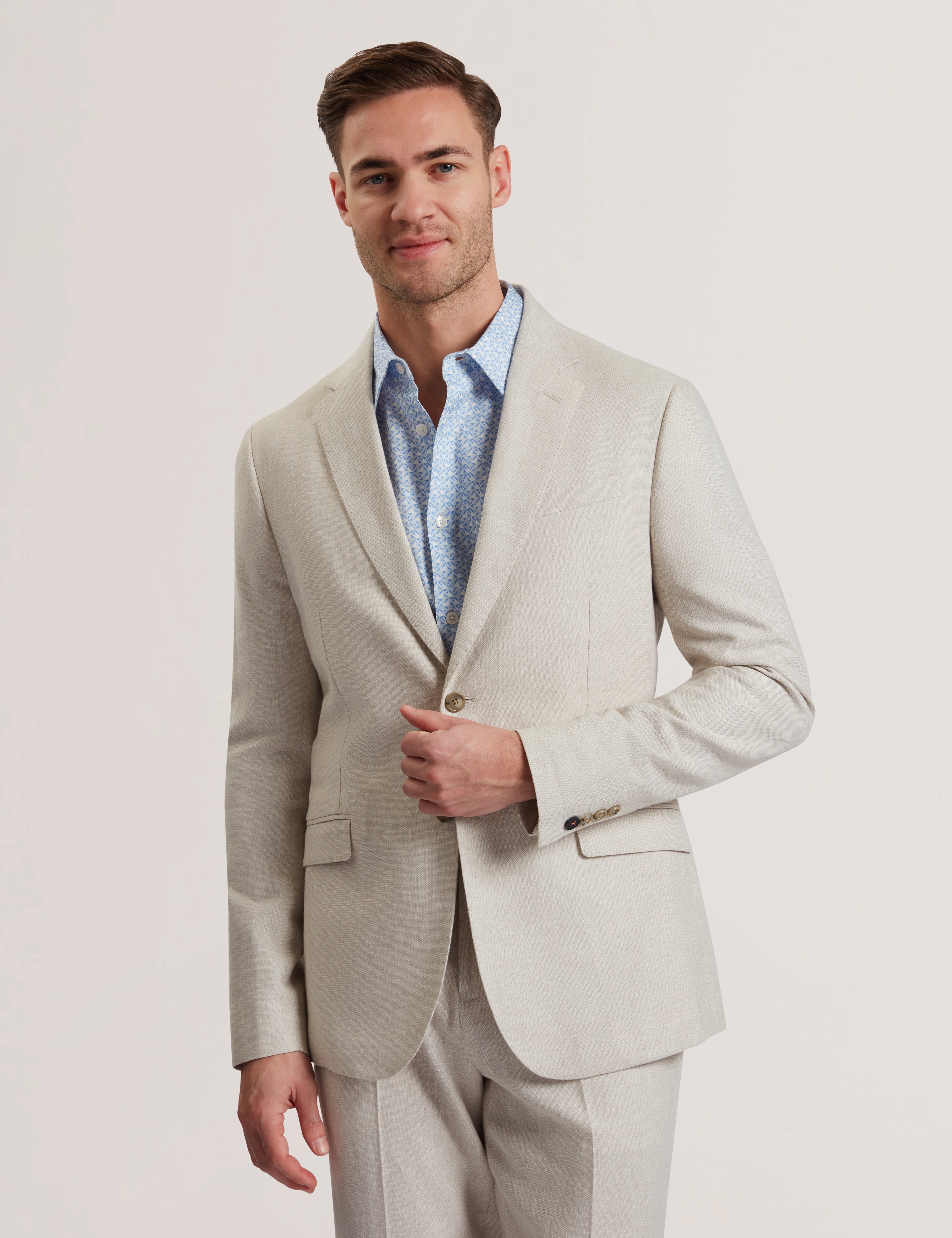 Men's KENLEYJ-Stretch Linen Blazer