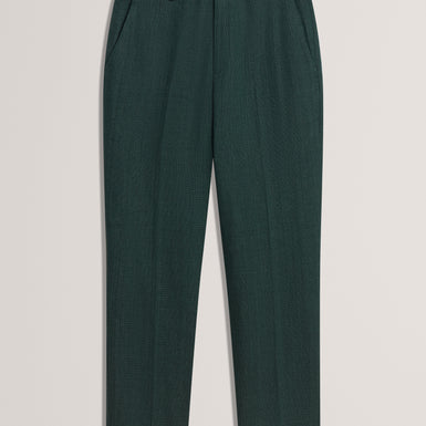 Men's KUMART-Washed Linen Slim Trouser Dk-Green