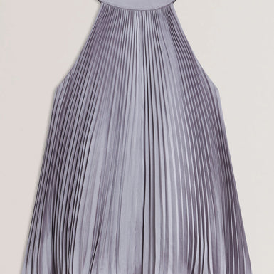 Women's MAMIIA-Super Pleated Sleeveless Top Lilac