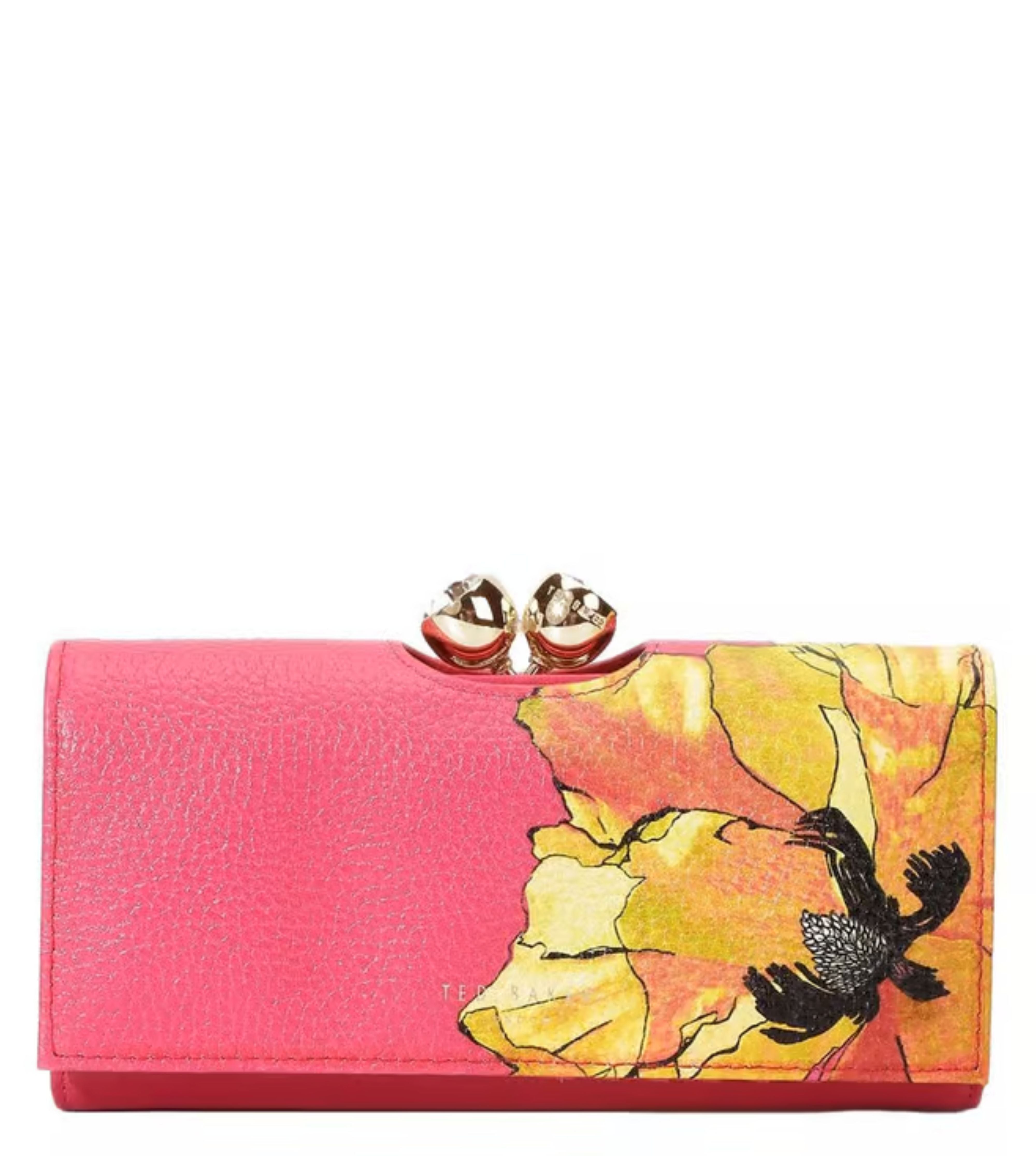 Women's Myliee-Floral Printed Bobble Purse Brt-Pink