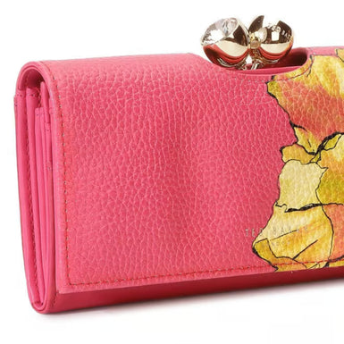 Women's Myliee-Floral Printed Bobble Purse Brt-Pink