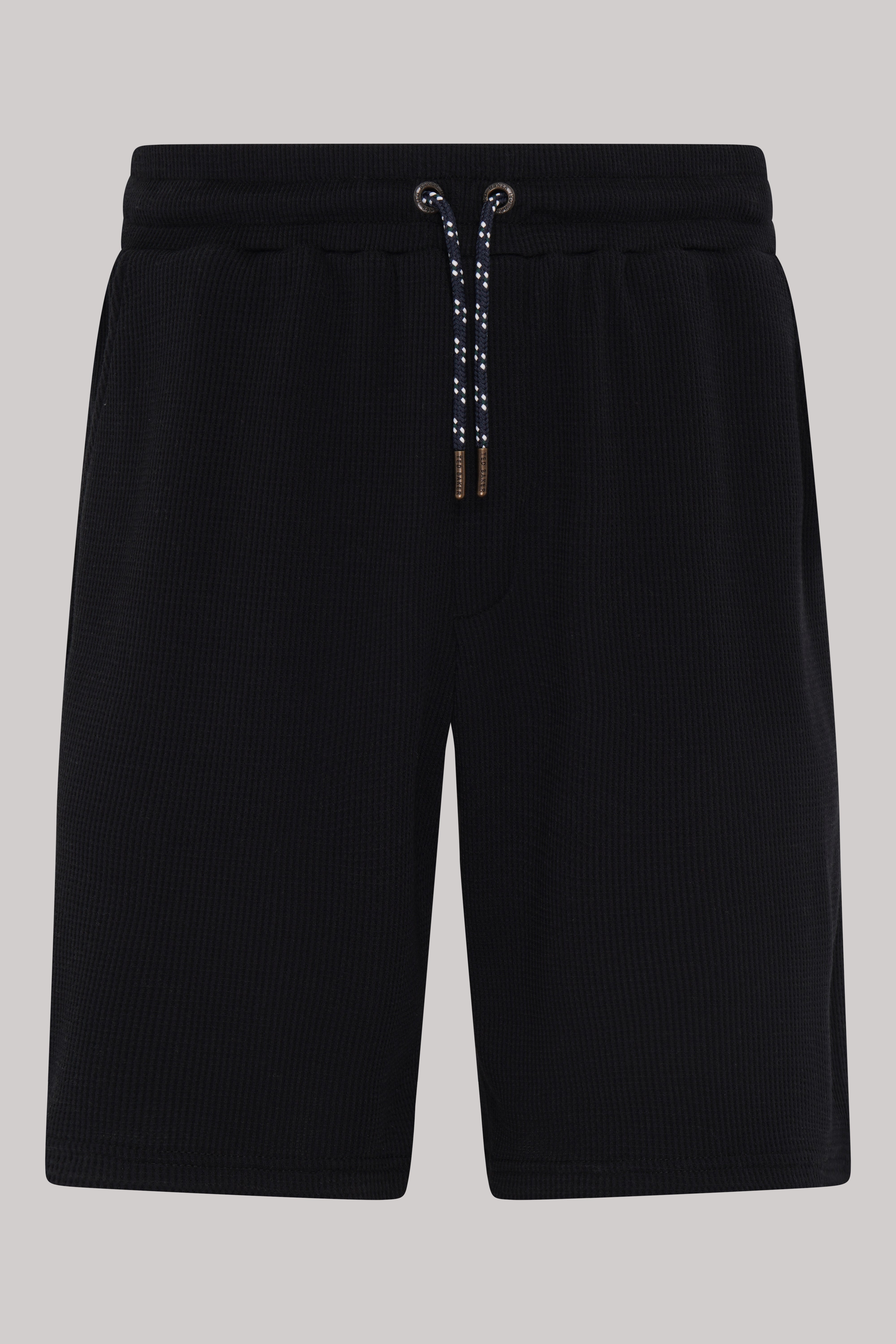 Men's Sleepwear-Waffle Top And Short Set