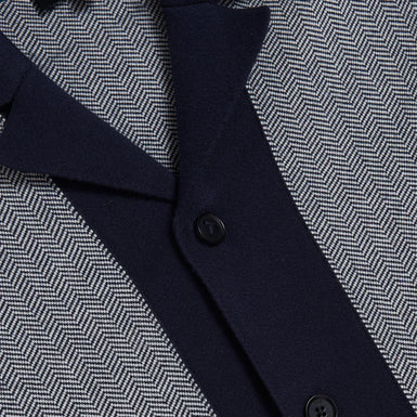 Mens PADRIG Knitted Herringbone Shirt