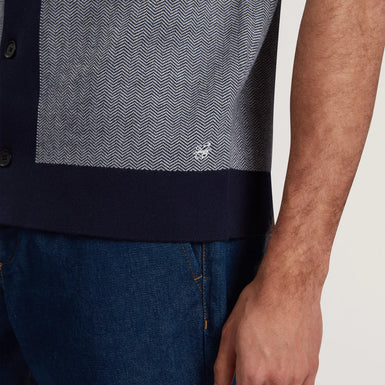 Mens PADRIG Knitted Herringbone Shirt