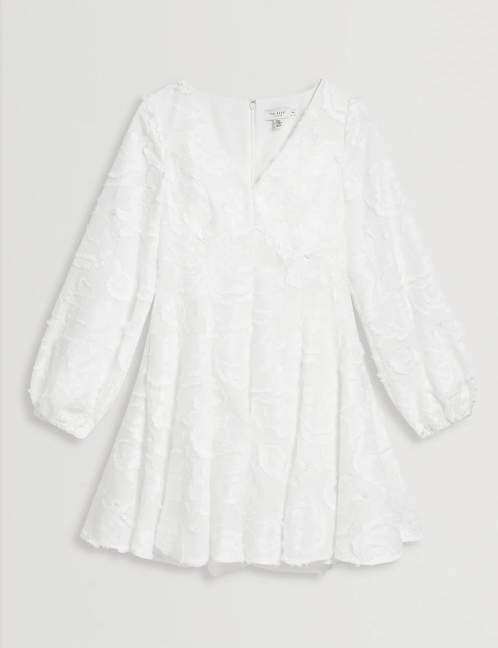 Womens PLUNA-Trim Detail Textured Mini Dress