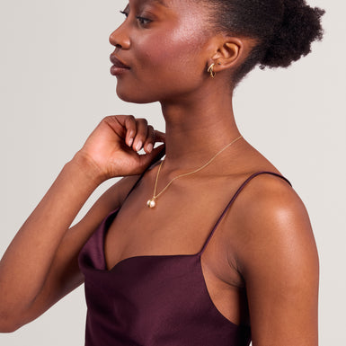 KITI: Satin Cowl Neck Cami Top