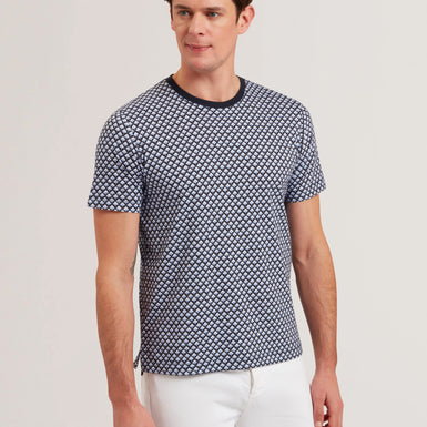 Men's OANEZ-SS Regular Fit Printed T-shirt