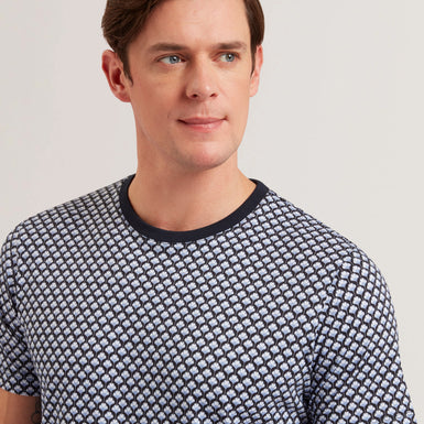 Men's OANEZ-SS Regular Fit Printed T-shirt