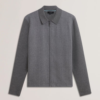 Men's DEJO-Herringbone Front Zip Through