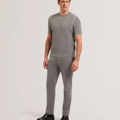Men's VOISIN-SS Mixed Ribbed T-Shirt