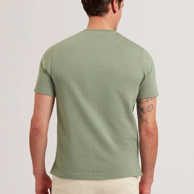 Men's ONTSO-SS Regular Herringbone T-shirt Green