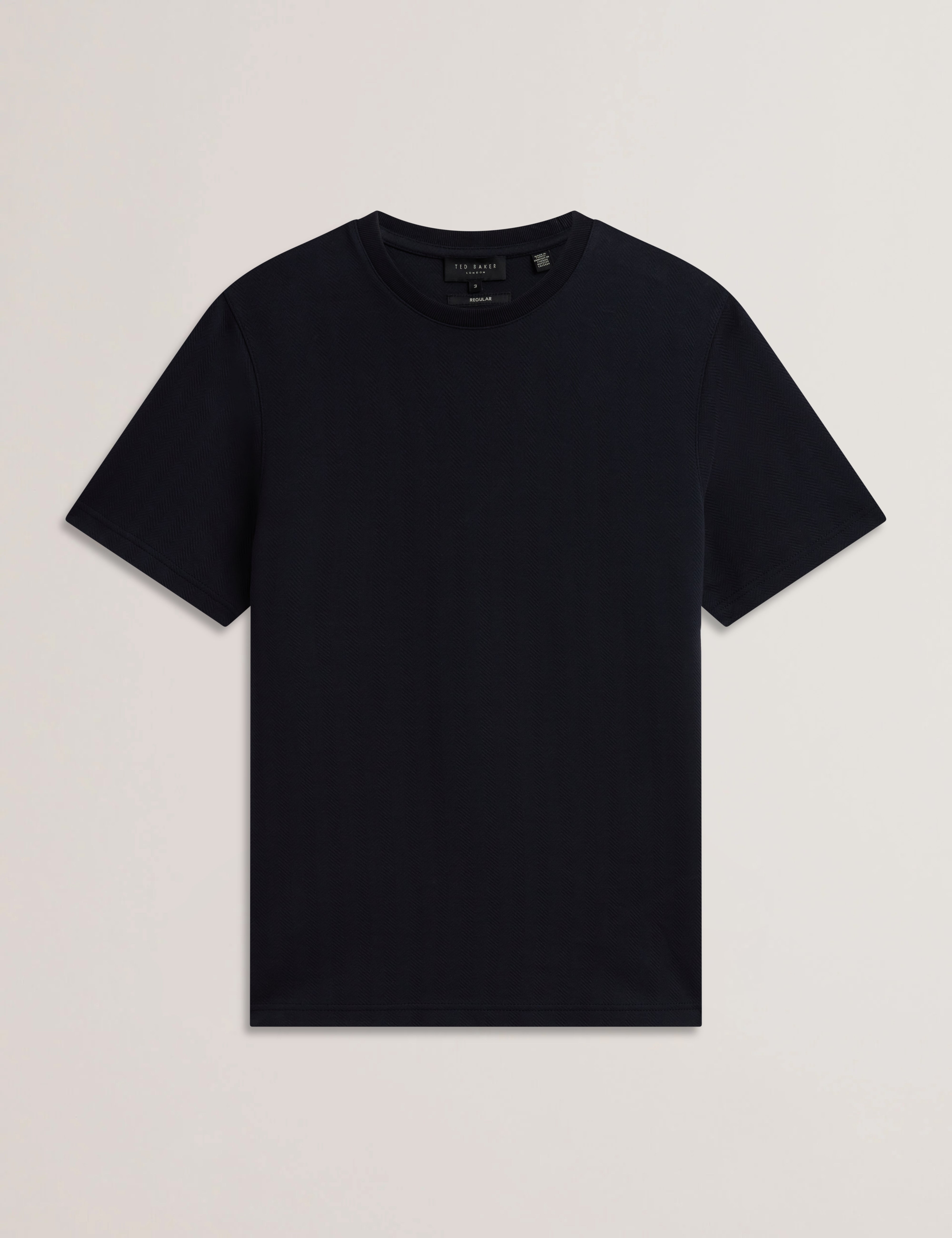 Men's ONTSO-SS Regular Herringbone T-shirt Navy