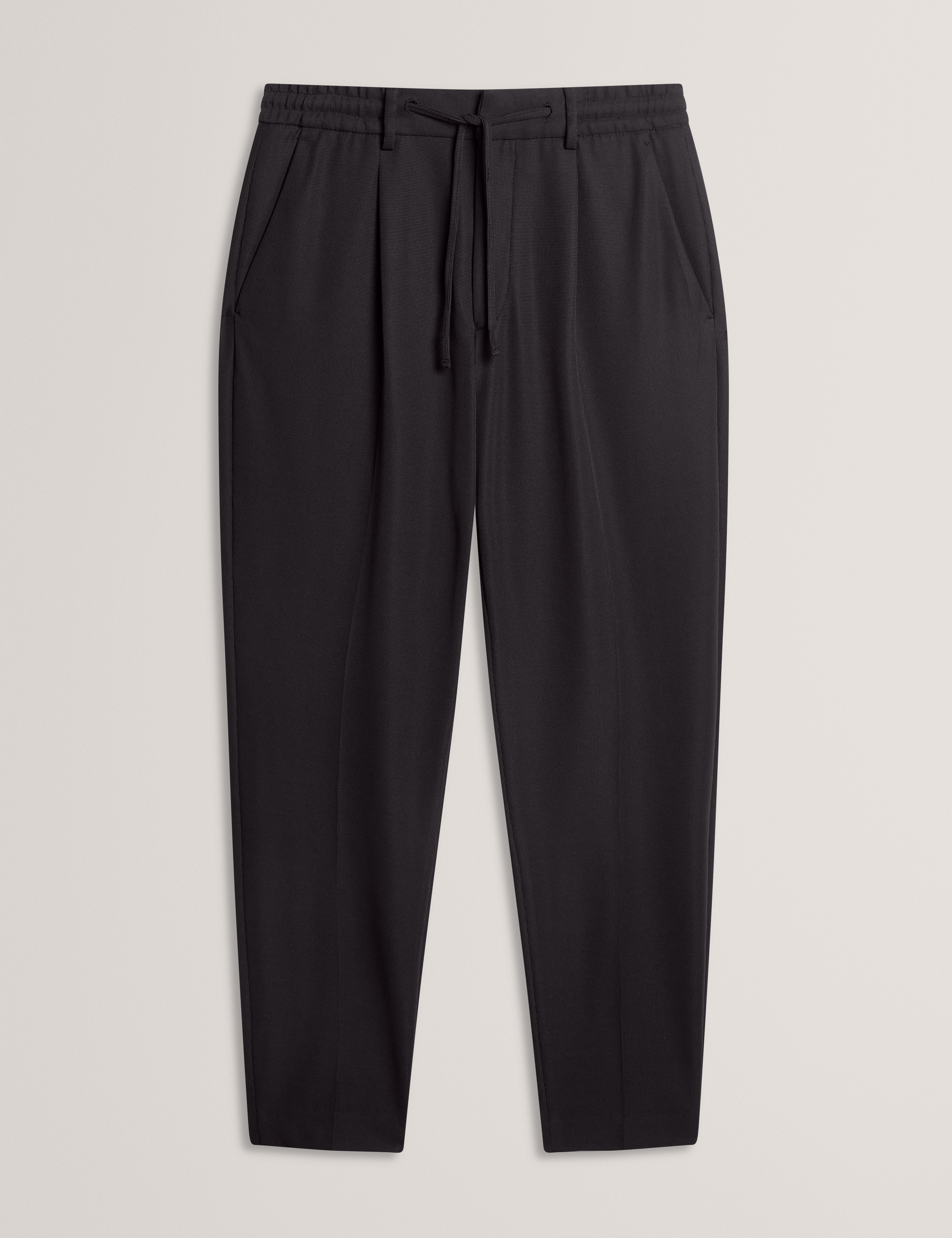 CIALDAT: Tapered Waffle Knit Trouser