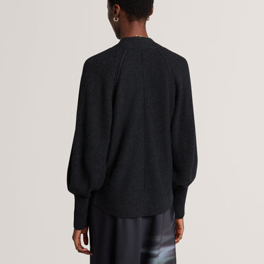 MALLEE: V Neck Boxy Fit Cardigan