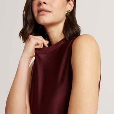 BLAAZA: Maxi Dress With Knitted Back