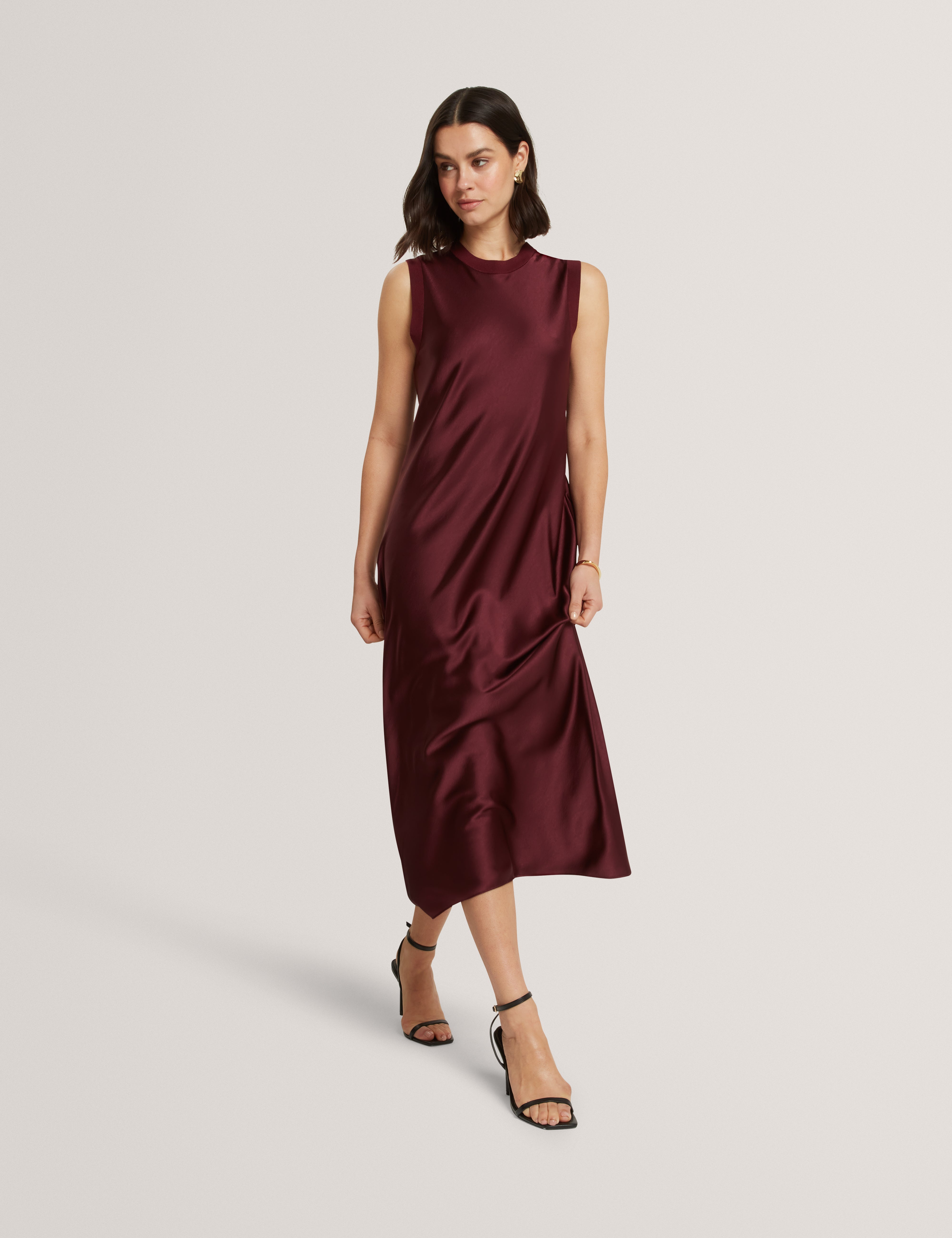 BLAAZA: Maxi Dress With Knitted Back