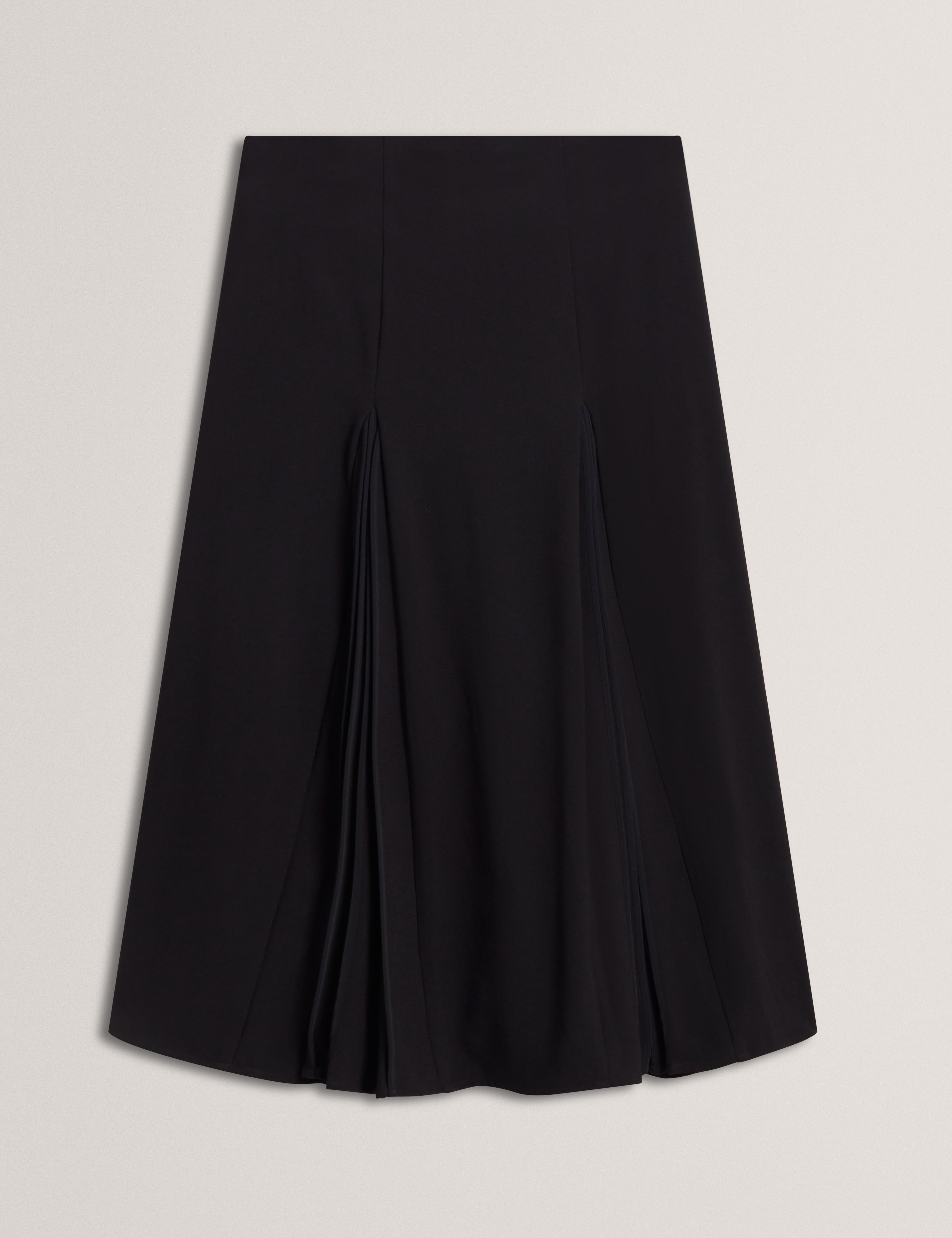 DEIRVA: Midi Skirt With Pleat Detail