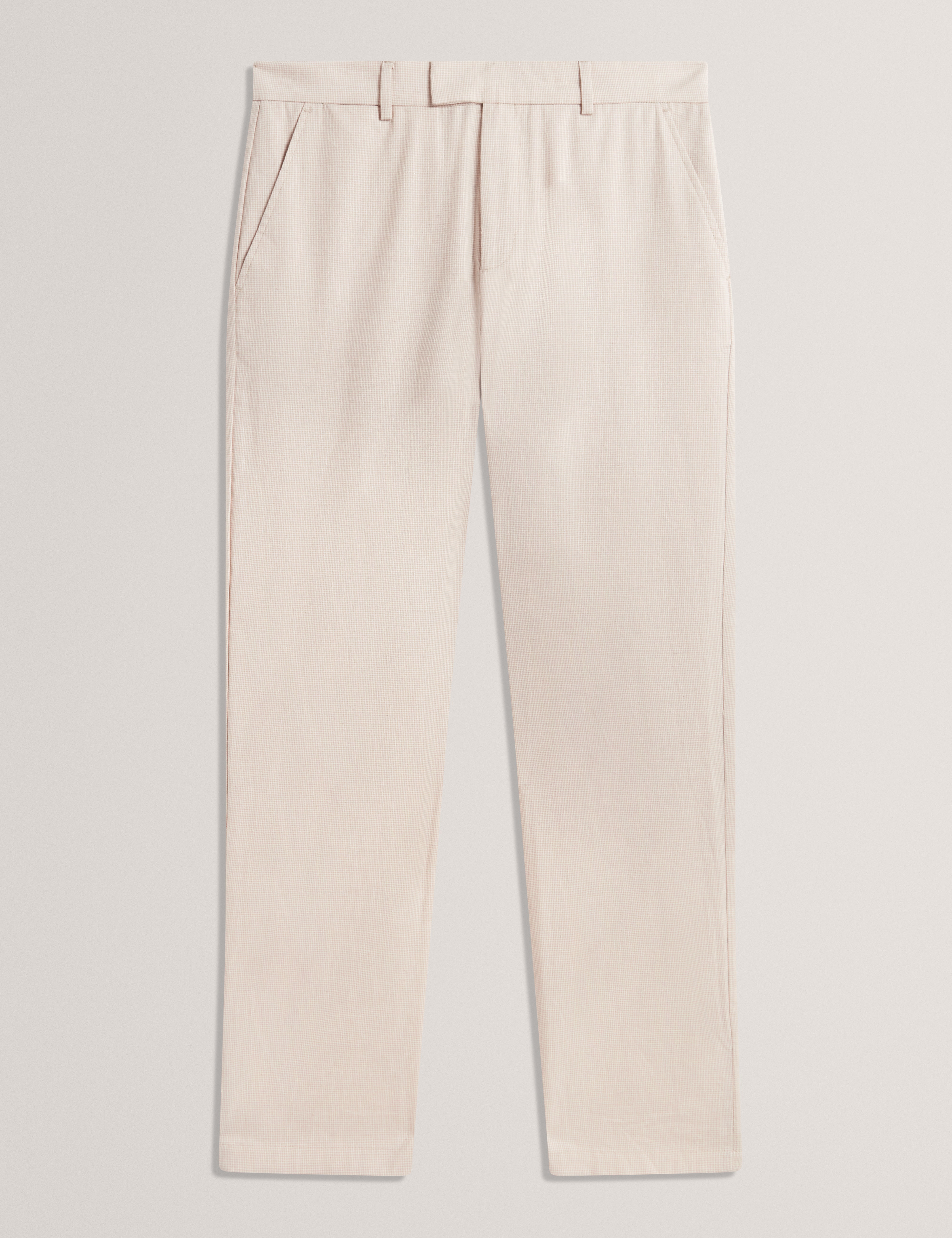 MOBEDO: Tapered Houndstooth Trousers