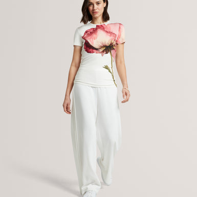 OBREY: Short Sleeve Printed Fitted Tee