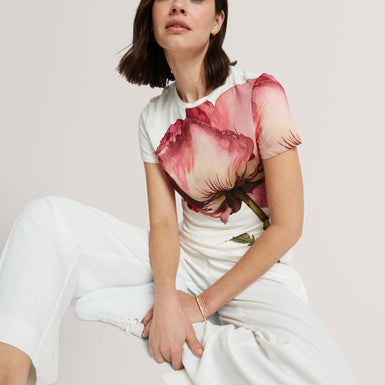 OBREY: Short Sleeve Printed Fitted Tee